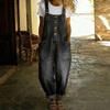 Women's Casual Adjustable Strap Pocket Jumpsuit