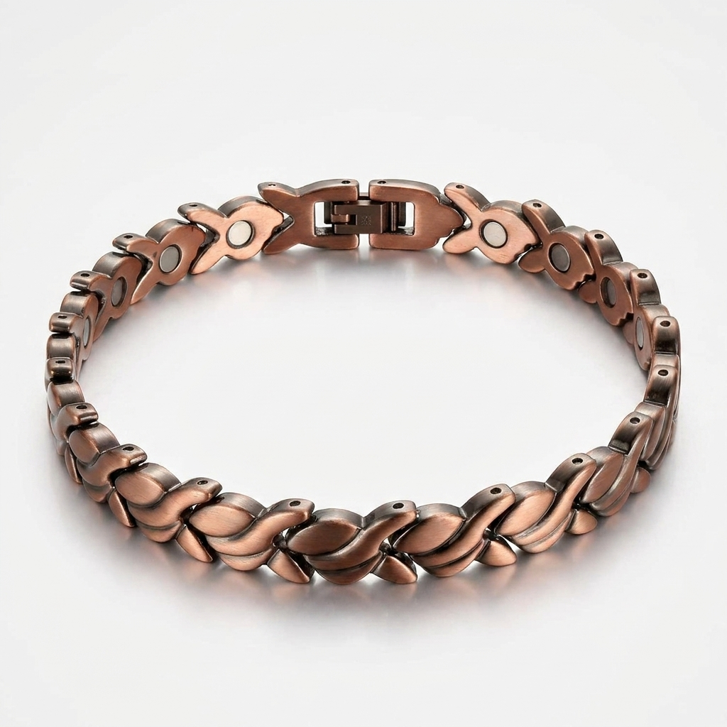Fashion Copper Bracelet and Ring Set with Classic Design