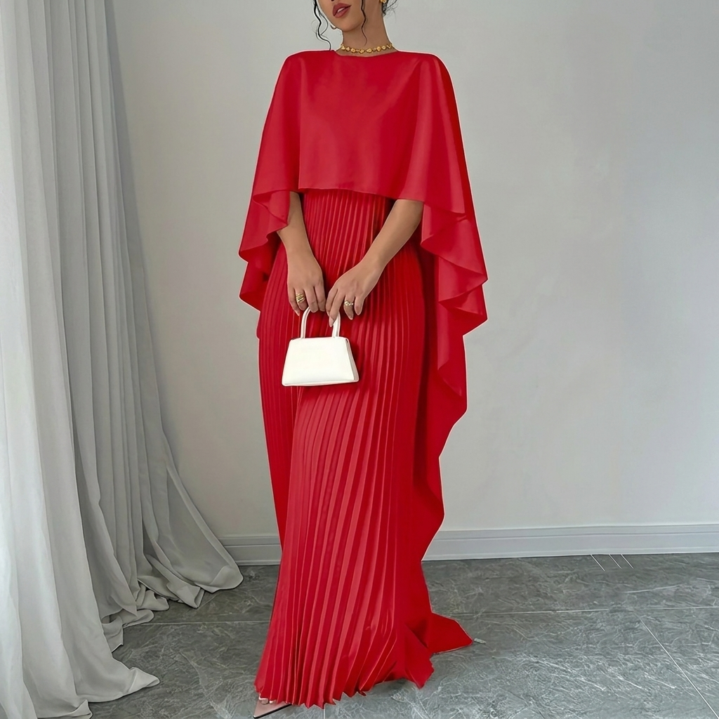 Women’s Elegant Batwing Sleeve Dress