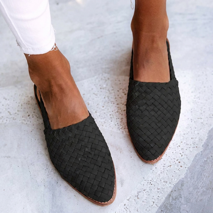 Women's European Style Flat Buckle Sandals