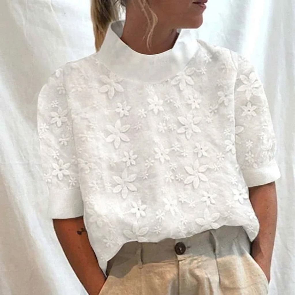 Women's Floral Embroidered Top