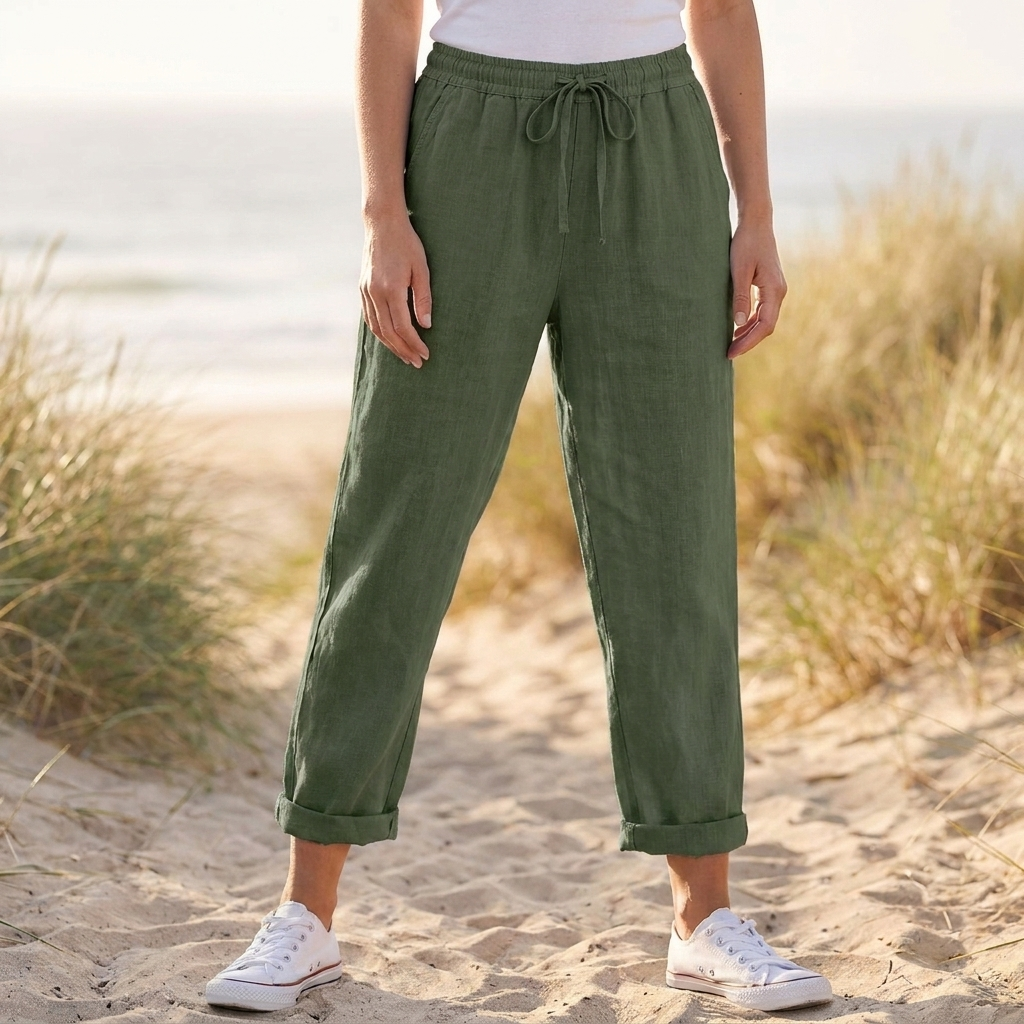 Women's Fashion High Waist Casual Pants