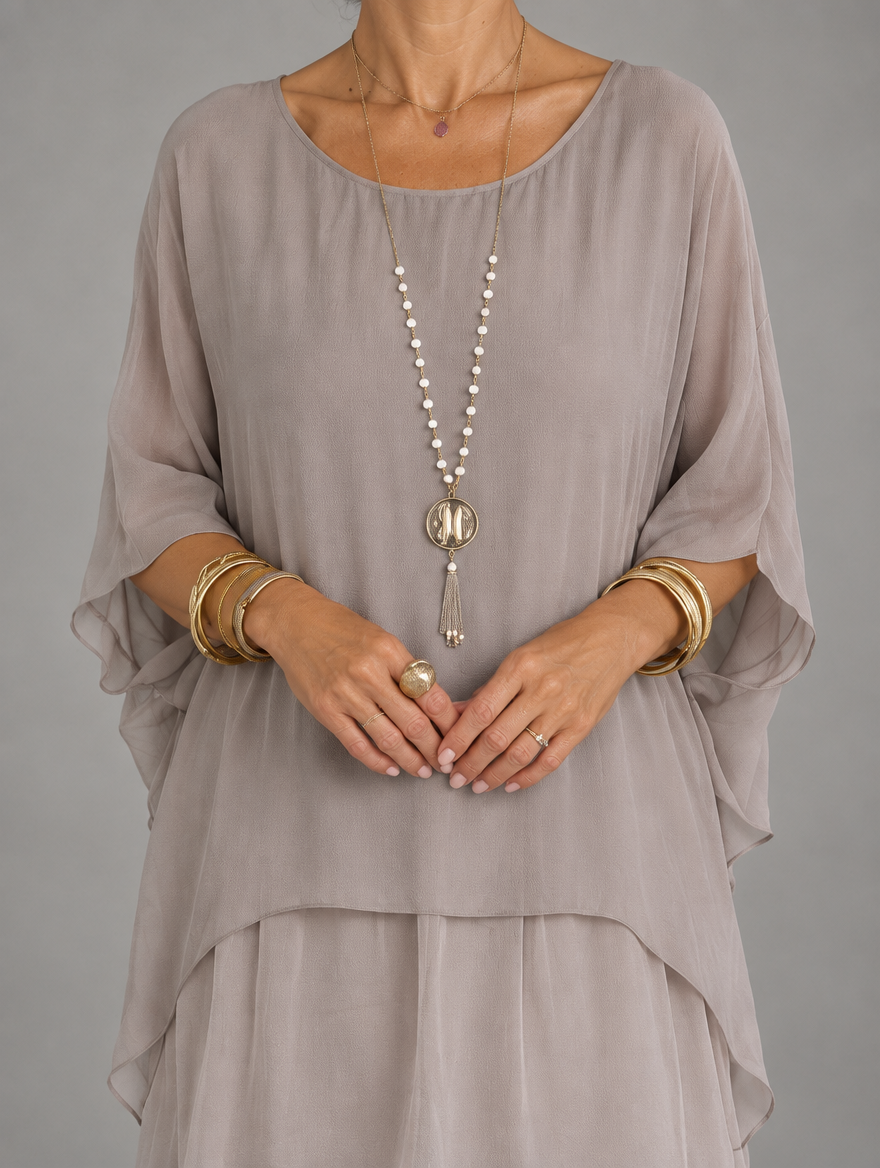 Elegant, flowing maxi dress