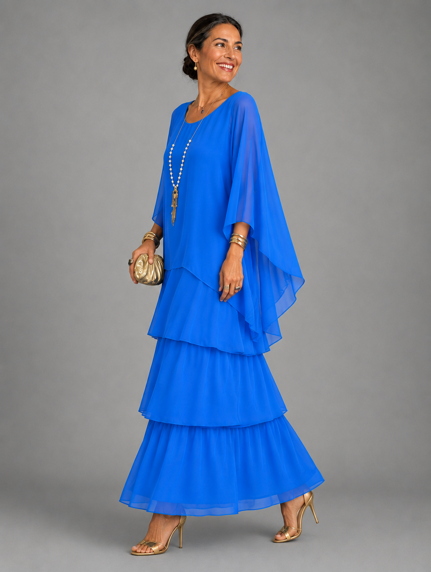Elegant, flowing maxi dress