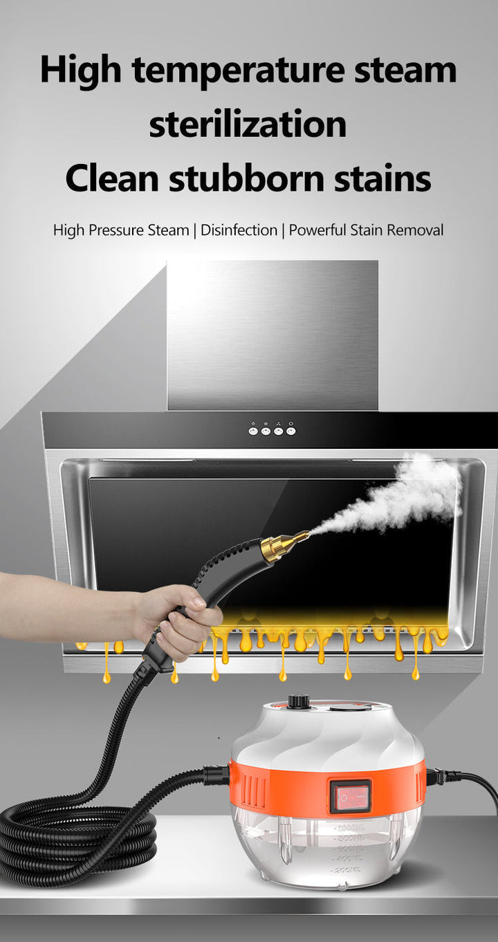 2800W HIGH-PRESSURE STEAM CLEANER - APPLIANCE FOR KITCHEN AND CAR