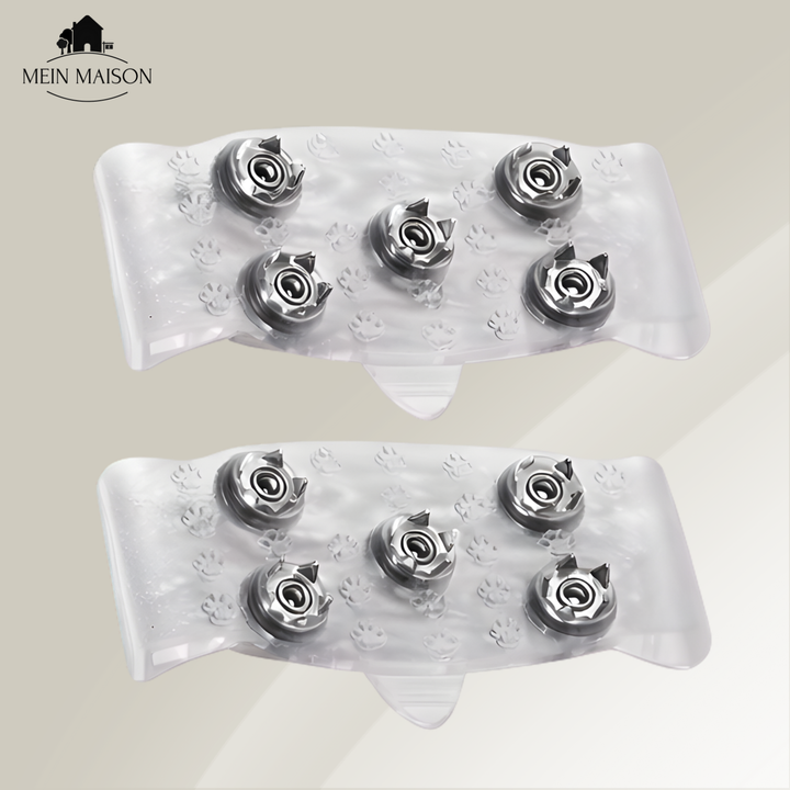Ice Cleats with Metal Spikes and Slip-On Silicone Design for Winter Traction