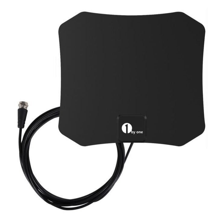 Indoor TV Antenna Digital Hdtv Flat Coaxial Cable Wall Mount Stick