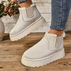 Sleek Step Ankle Slip‑On Boots with Signature Sole