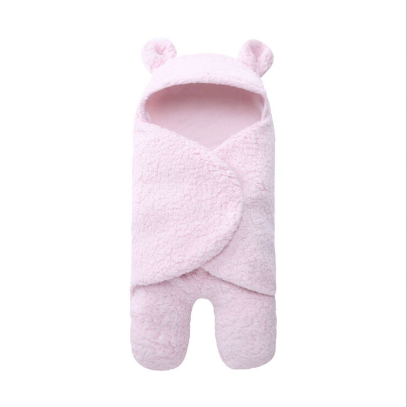 Kids' Newborn Swaddle Blanket with Infant Sleep Sack and Hooded Baby Sleeping Bag Design New Born