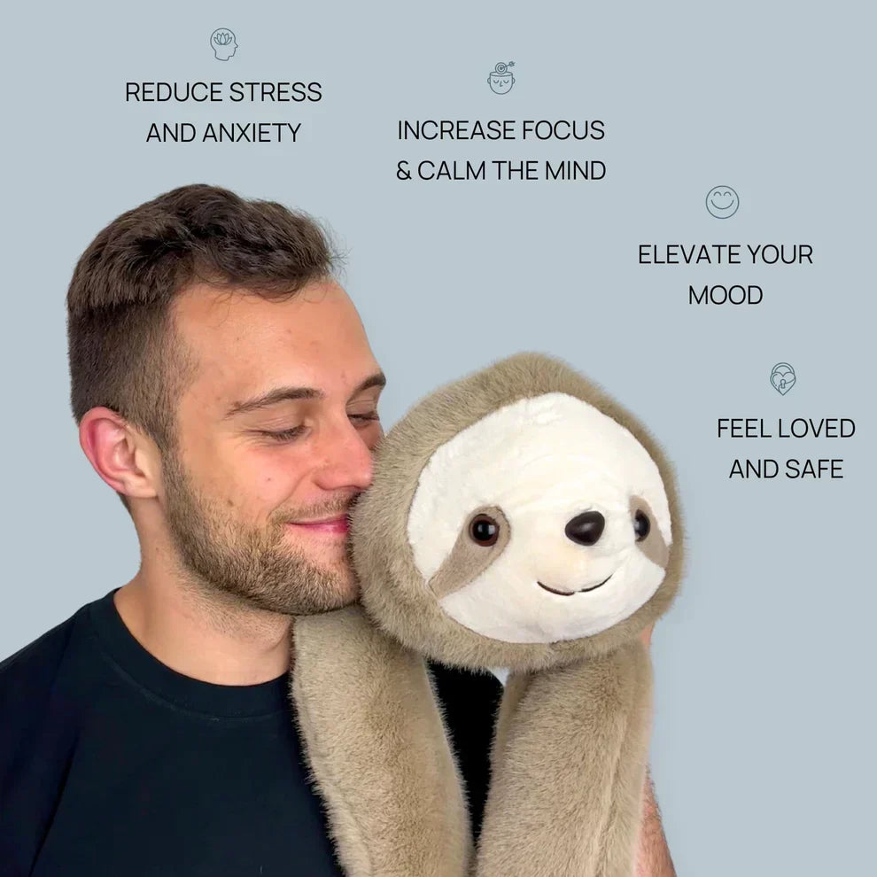 Stress-Relieving Plush Toy with Long Hugging Arms, 18 in Soft Cuddly Toy