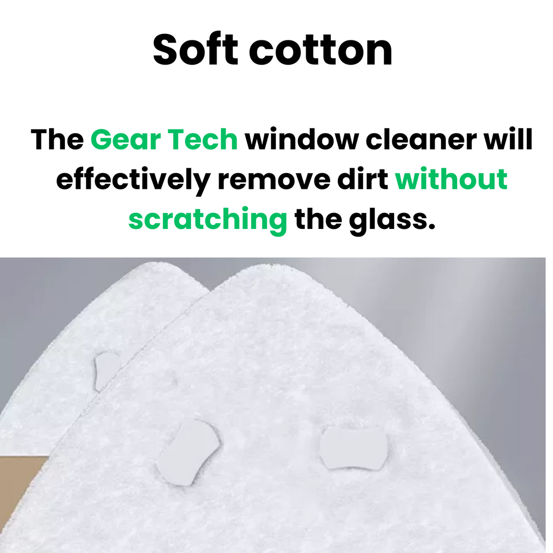 Magnetic Window Cleaner Squeegee with Double-Sided Cleaning and Replaceable Pads