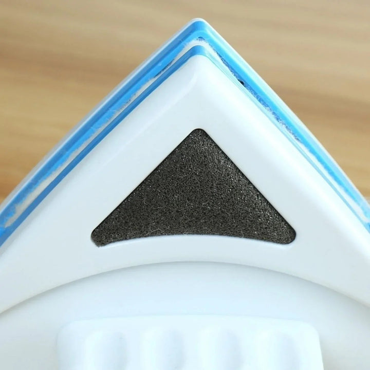 Magnetic Window Cleaner Squeegee with Double-Sided Cleaning and Replaceable Pads