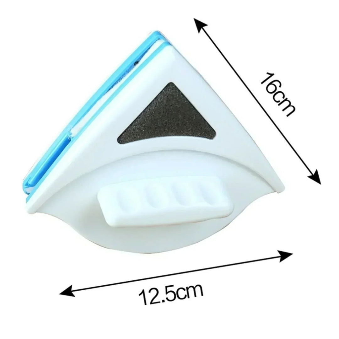 Magnetic Window Cleaner Squeegee with Double-Sided Cleaning and Replaceable Pads