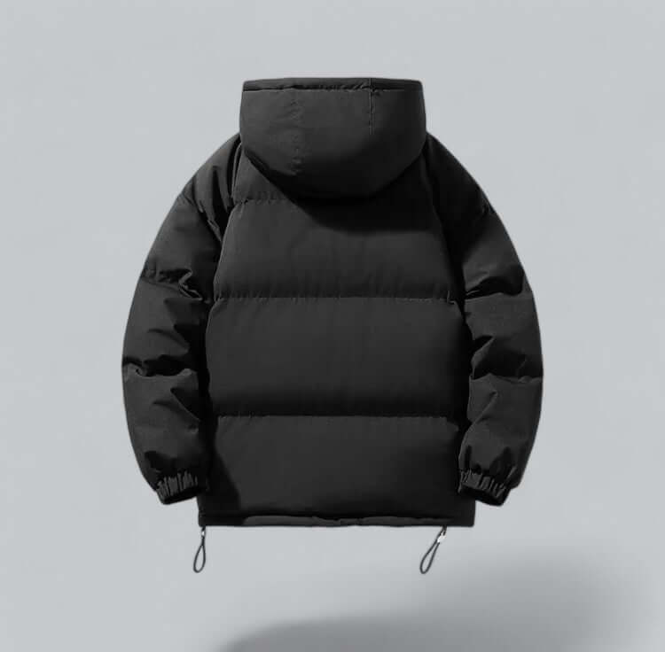 Warm Men's Winter Parka with Adjustable Hood