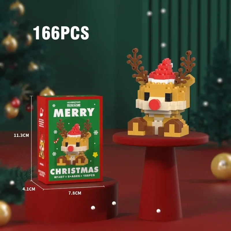 Micro Building Blocks and Mini Sets with Festive Holiday Figures