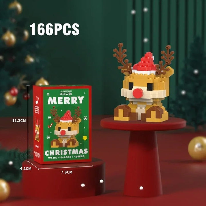 Micro Building Blocks and Mini Sets with Festive Holiday Figures