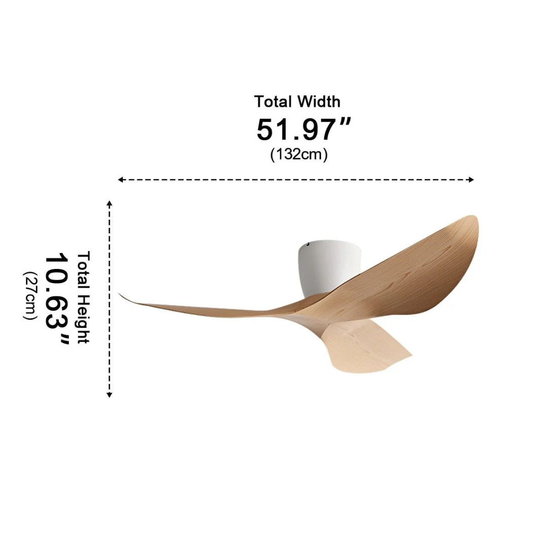 Nelvarn – Minimalist Ceiling Fan with Blades