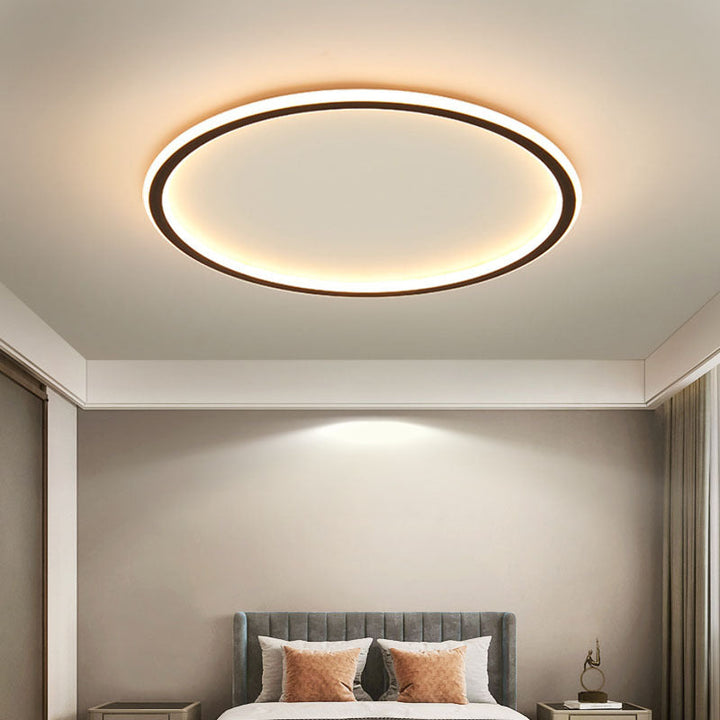 Scandinavian Round Ceiling Light with LED Lighting