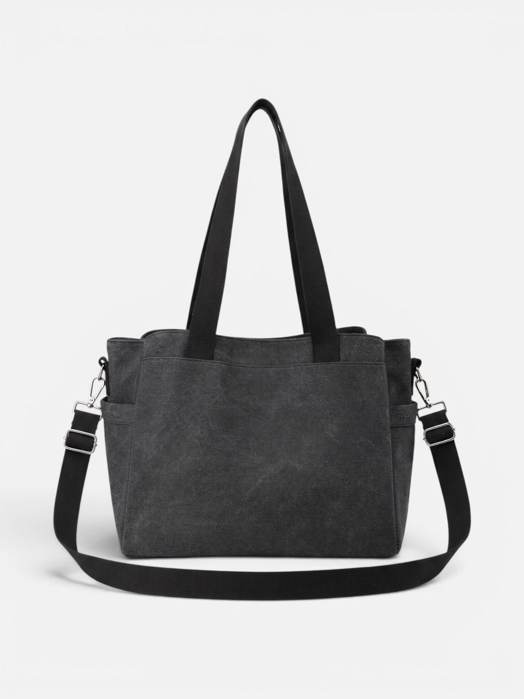 Women's Convertible Canvas Tote Bag with Crossbody Strap