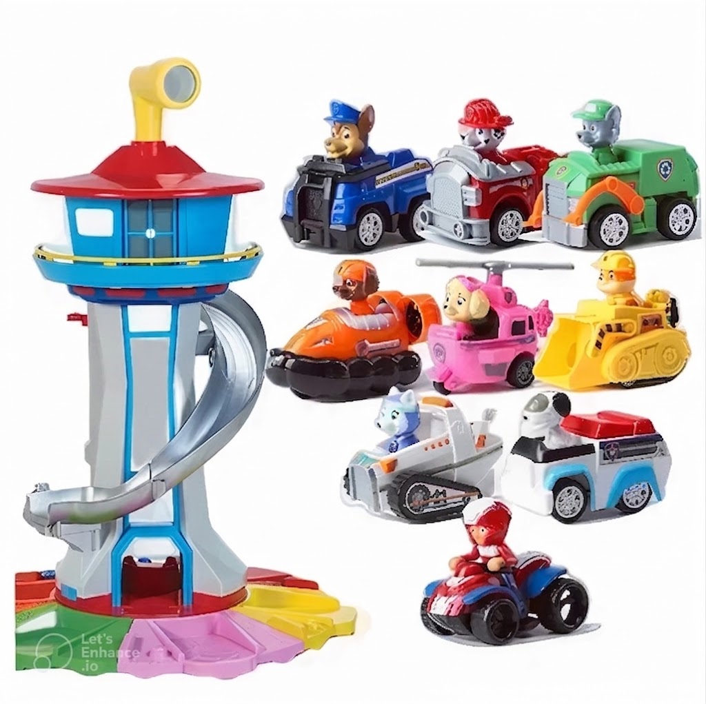 Adventure Tower Playset with Vehicles and Figures