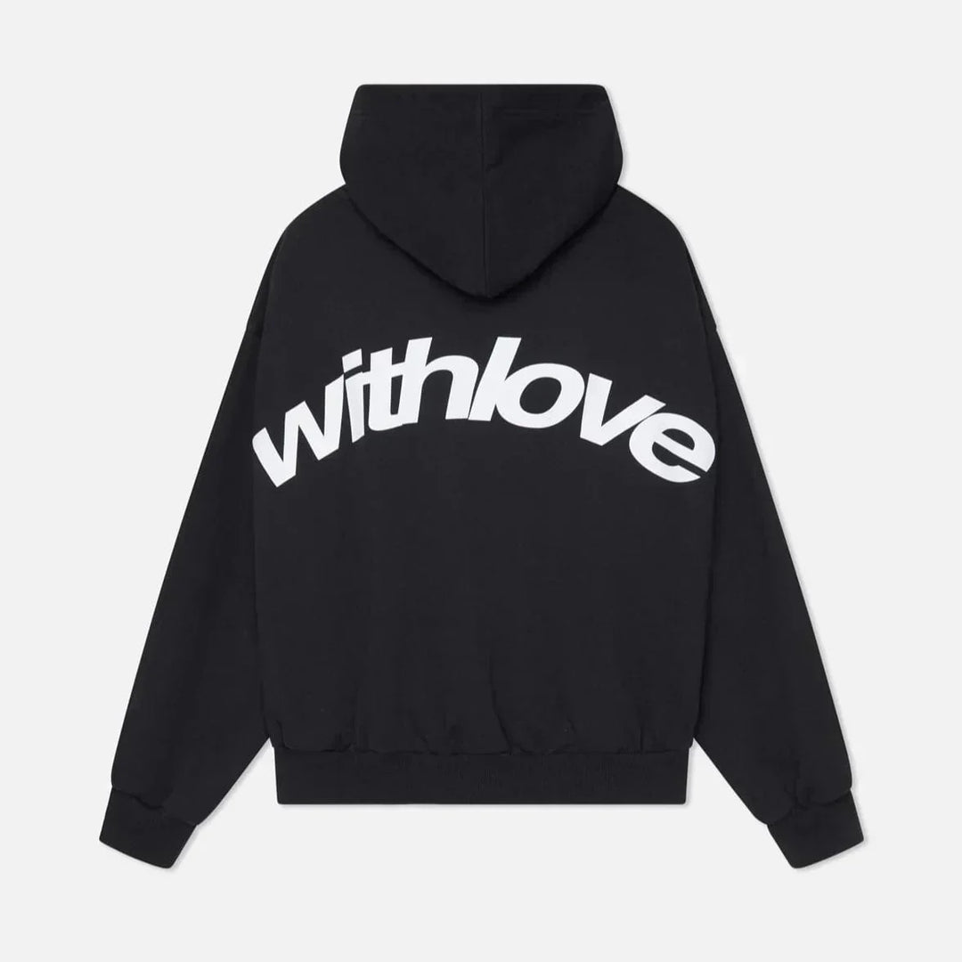 Warm Fall Hoodie with Back Print – Love