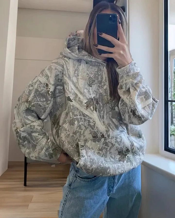 Warm Fall Hoodie with Back Print – Love