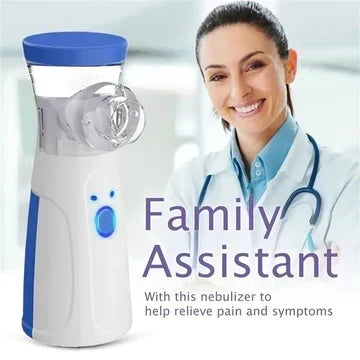 Portable Mesh Inhaler for Adults and Children – Quiet, USB-Rechargeable Inhaler