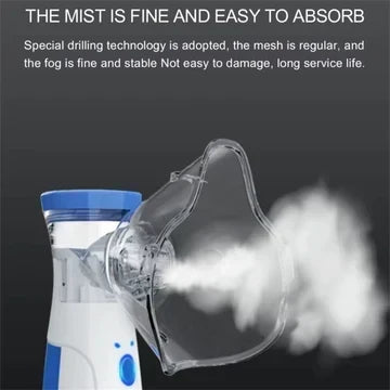 Portable Mesh Inhaler for Adults and Children – Quiet, USB-Rechargeable Inhaler