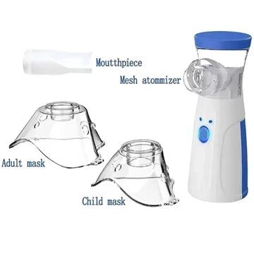 Portable Mesh Inhaler for Adults and Children – Quiet, USB-Rechargeable Inhaler