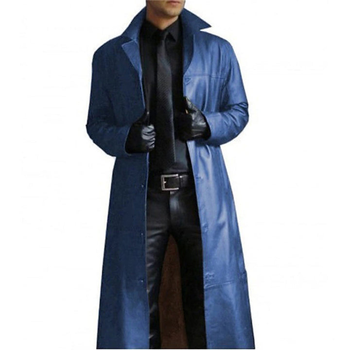 Long Leather Men's Coat – Vittorio