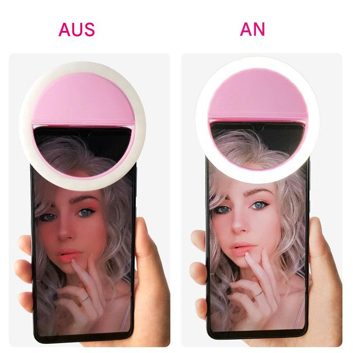 Portable Selfie Ring Light - GlowSnap