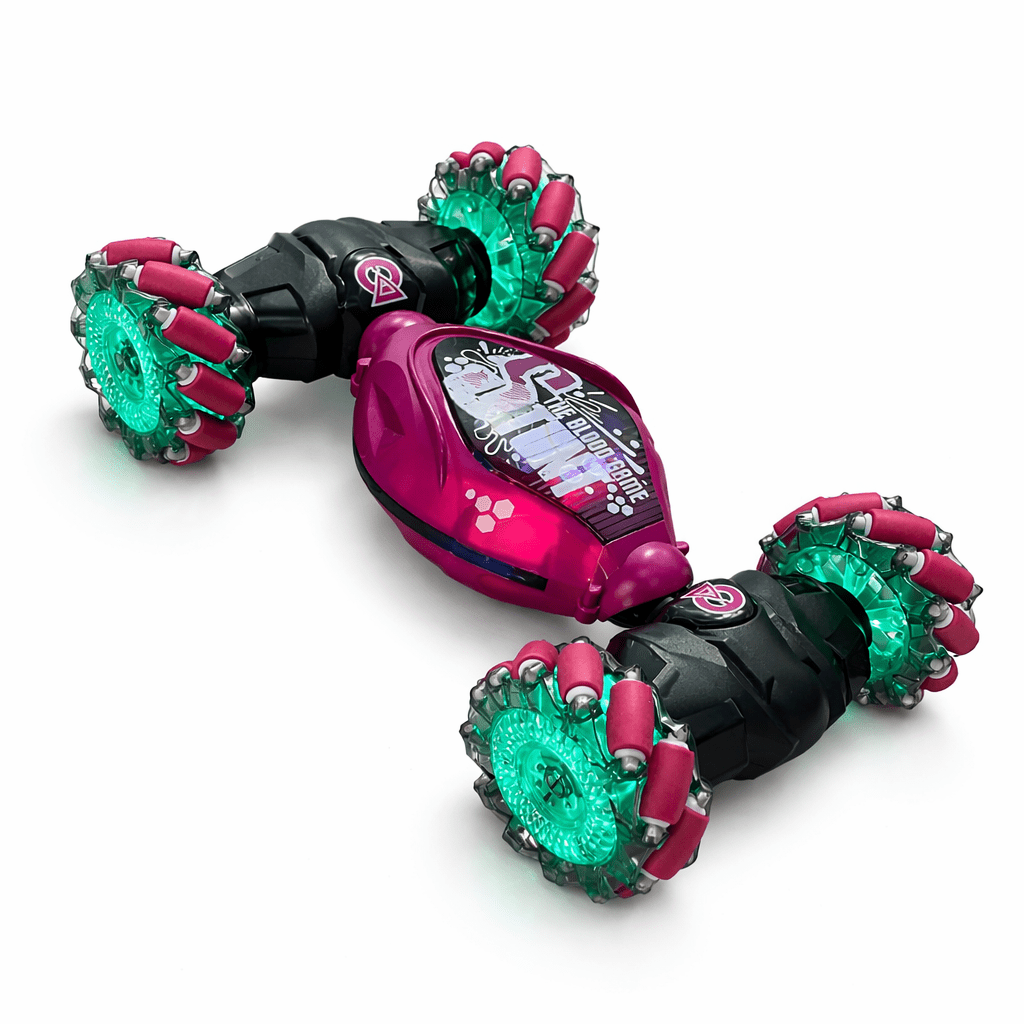 Rc Stunt Car with Gesture Control Transforming Chassis and LED Light-Up Wheels