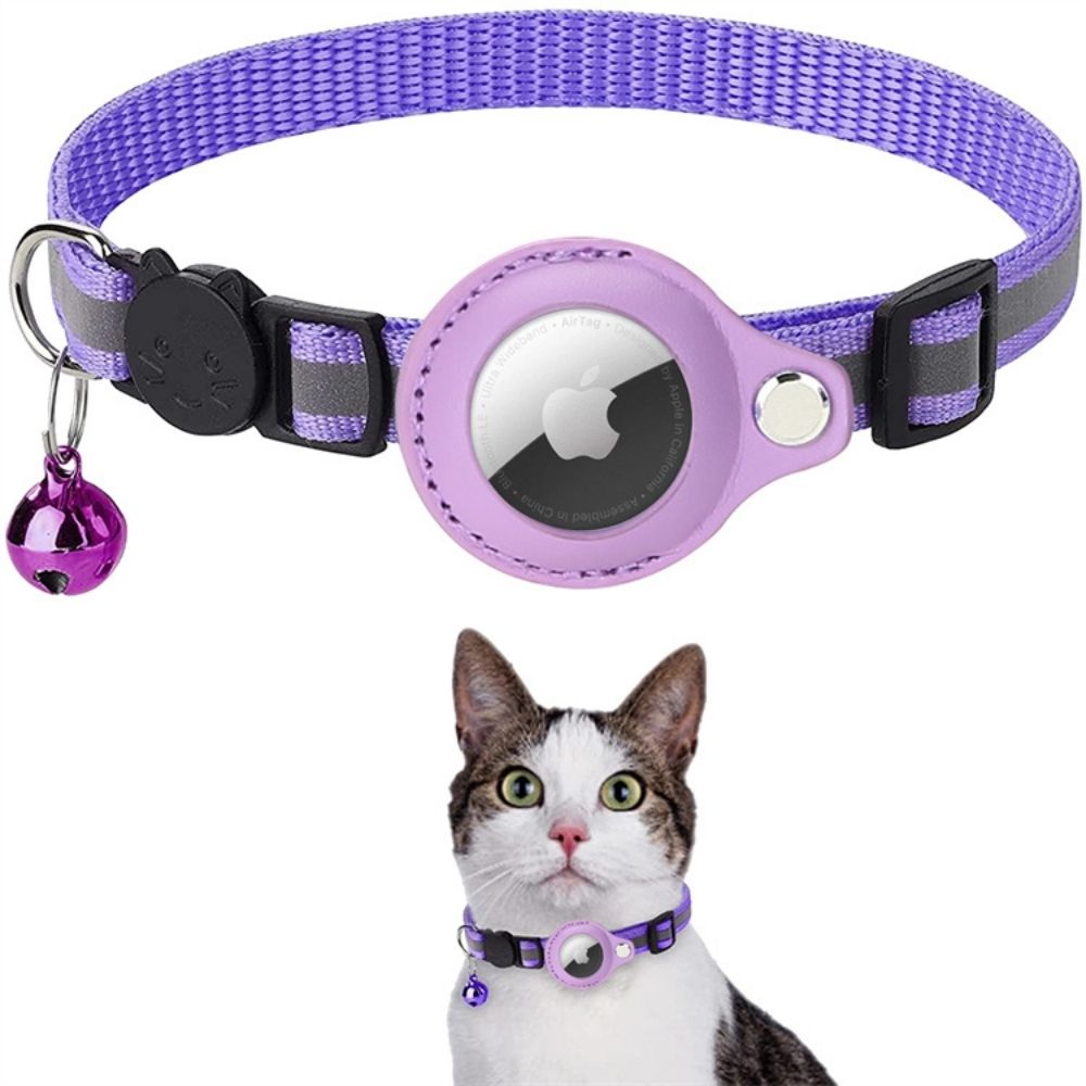GPS Cat Collar with Reflective Design