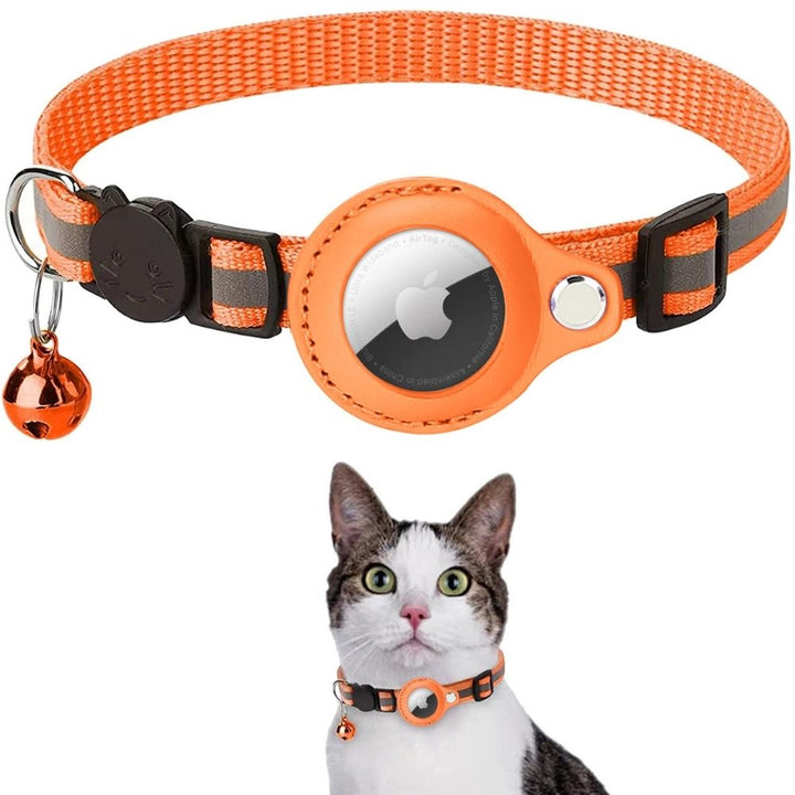 GPS Cat Collar with Reflective Design