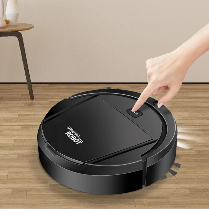 Robot Vacuum Cleaner with Automatic Navigation and Dual Side Brushes
