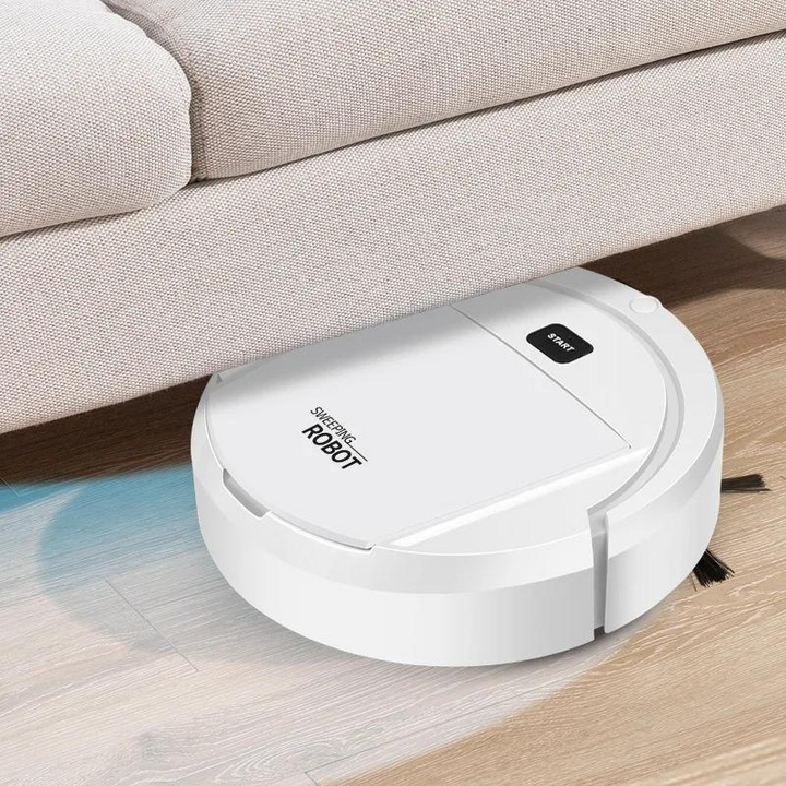 Robot Vacuum Cleaner with Automatic Navigation and Dual Side Brushes