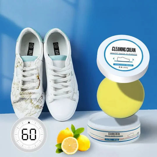 All‑Purpose White Shoes Cleaner Cream – 100 g Water‑Free Shoe Care