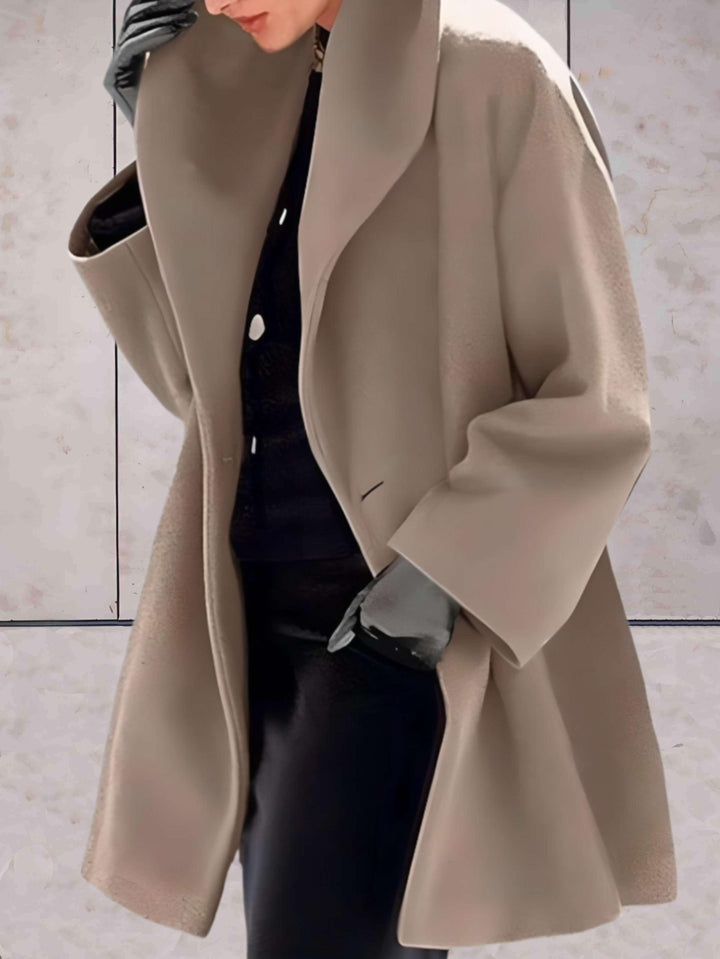 Stylish Loose-Fit Women's Winter Coat - Evelyn