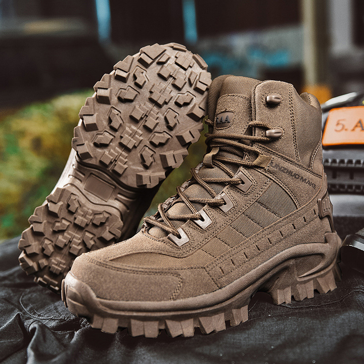 Waterproof Tactical Work Boots with Puncture Protection – TrailForce Tactical