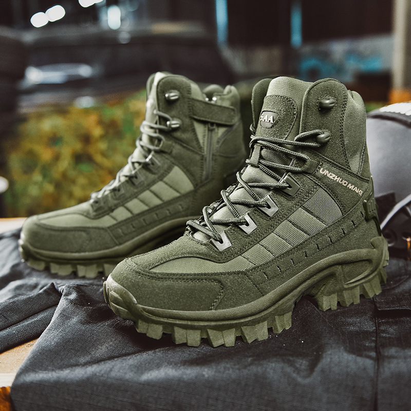 Waterproof Tactical Work Boots with Puncture Protection – TrailForce Tactical