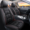 Car Front Seat Covers, 2-Piece PU Leather Set with Universal Fit