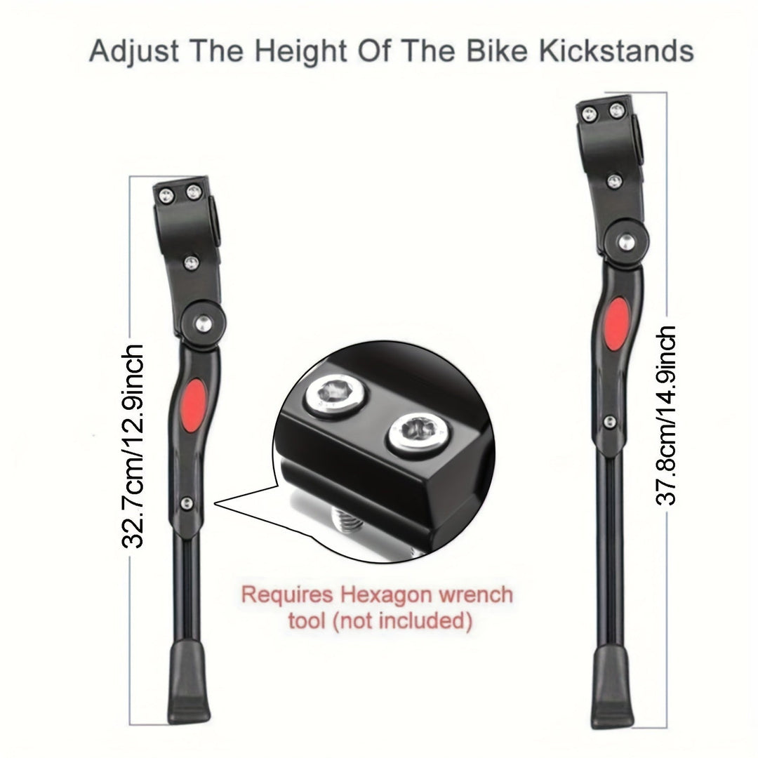 Adjustable Bicycle Stand - Sturdy Side Kickstand for Bicycles