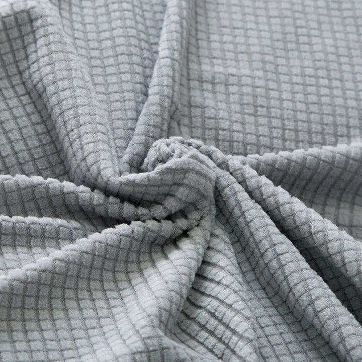 Stretch Sofa Cover and Cotton Slipcovers with Elastic Waffle Knit Texture for Three Seater Couch