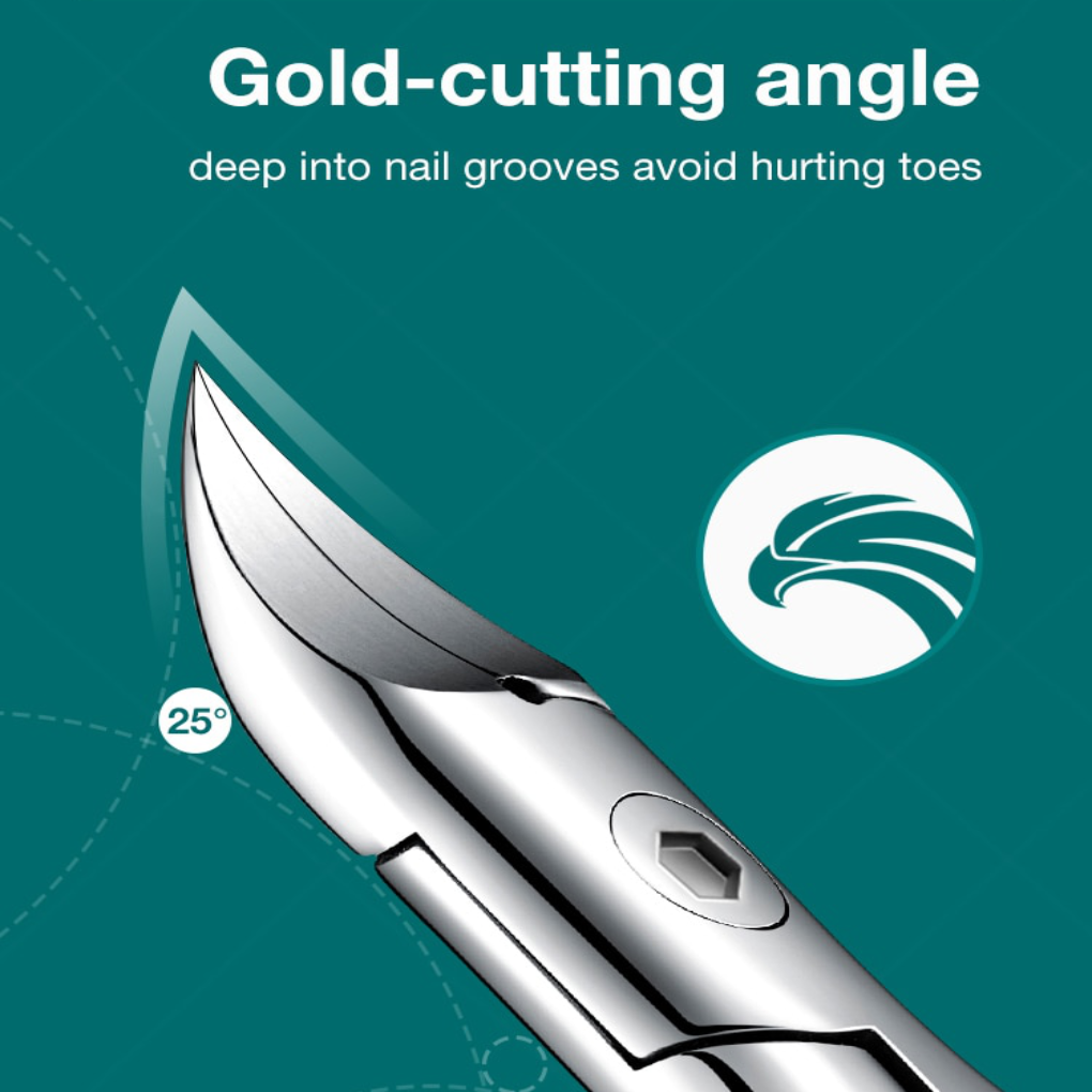 Toenail Clipper for Seniors with Sharpest Heavy Duty Curved Blades for Thick Nails