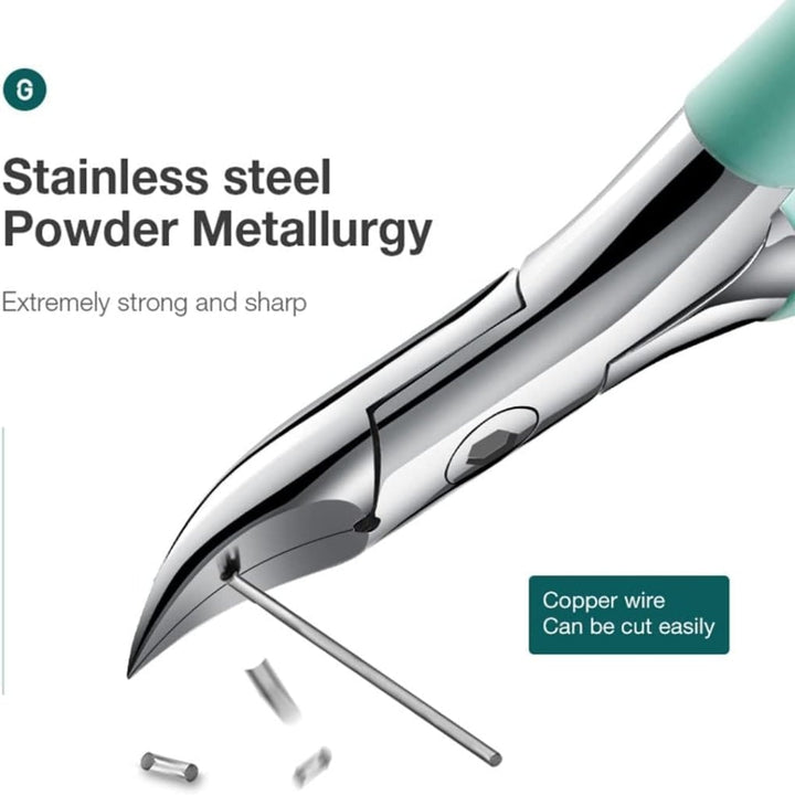 Toenail Clipper for Seniors with Sharpest Heavy Duty Curved Blades for Thick Nails