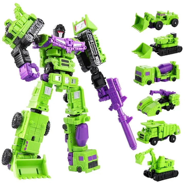 Transforming Robot Car - 6-in-1 Action Figure