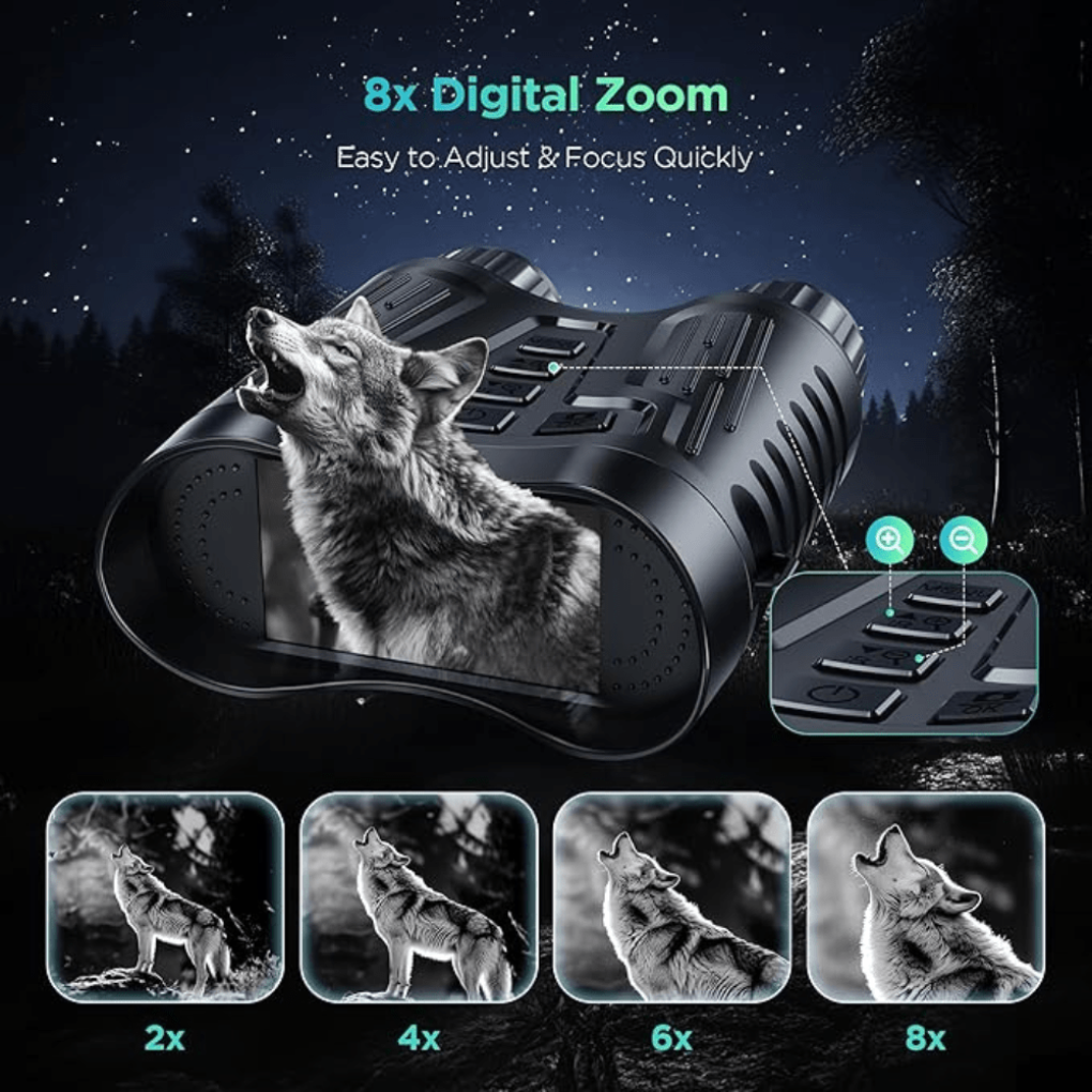 Ultra HD Night Vision IR Binoculars - Night Vision Binoculars - Wild Eye Vision