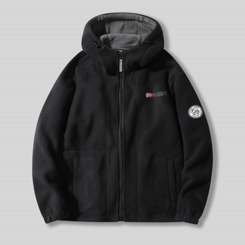 Ultra-Warm Unisex Fleece Jacket - Comfortable and Stylish