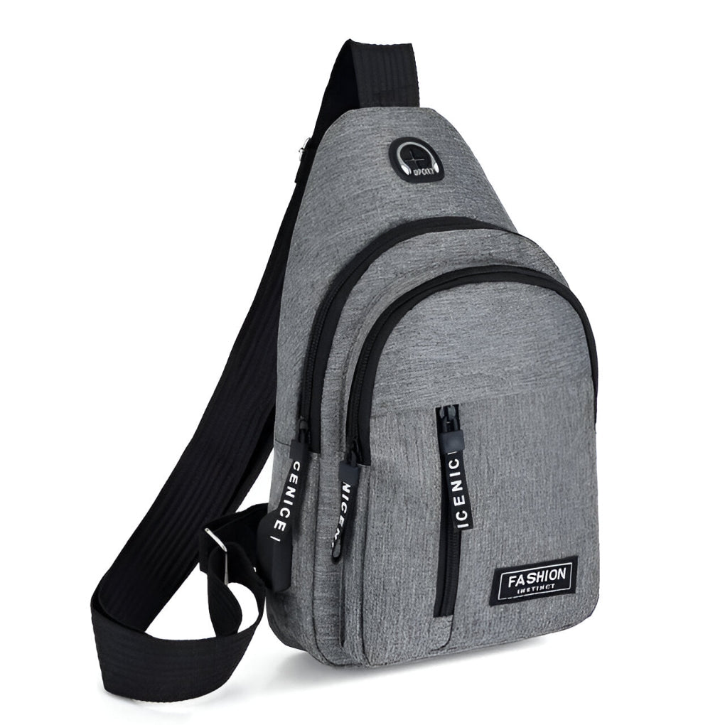 Compact Travel Sling Secure, Hands-Free Crossbody Bag