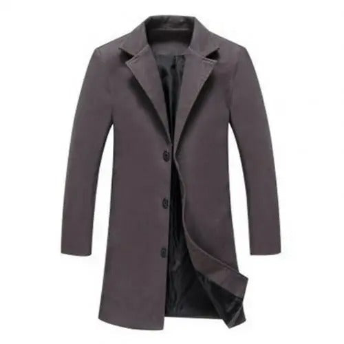 Men's Wool Coat for Fall and Winter - Tomas